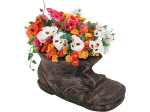 Саксия Обувка кафяво медно, малка, S - Image 4
