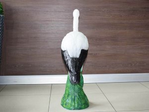 Бял щъркел градинска декорация и фигури