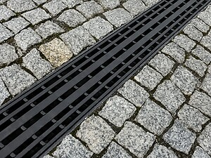 Alternative view of Дренажен канал MAX-DRAIN с PP решетка A15, 1000x114x78mm