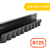 Канал MAX-DRAIN SLIM SLOT, 1000x96x174mm, B125, с пластмасова PP решетка и алуминиев слот