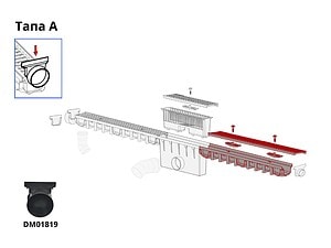 Тапа A с изход Ø110 за MAX-DRAIN BASIC 98 мм - Image 4