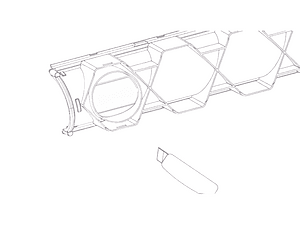 Alternative view of Изход за дренажен канал MAX-DRAIN SLIM, Ф110 mm