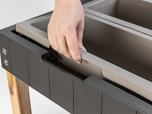 Маса за билки Urbalive Growbench, таупе - Image 5