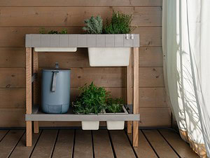 Маса за билки Urbalive Growbench, таупе - Image 2