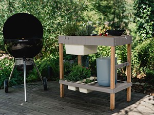 Маса за билки Urbalive Growbench, таупе - Image 3