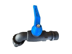 Сферичен кран Bradas BLACK RAVEN, полимер устойчив на ниски температури, 3/4″ - Image 2