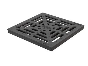 Alternative view of Шахта с чугунена решетка и кошница, 300x300mm, C250, модерна решетка