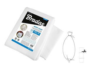 Зимен защитен ръкав за растения 50 г_м2 0.8x10m