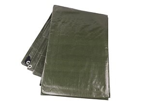 Платнище подсилено Army Green 10 x 10m, 160 гр/м2 – зелено - Image 3
