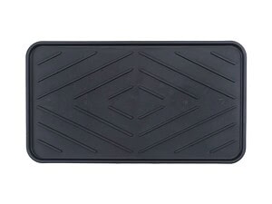 Поставка за мокри обувки, Simple, черна, 35х63см
