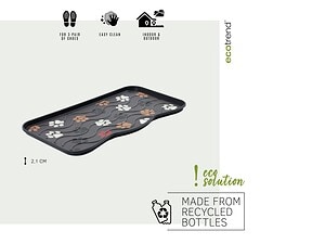 Поставка за мокри обувки с печат „Лапички“, 38х75см - Image 4