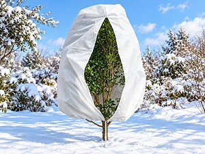 Alternative view of Зимно покривало тип калъф за растения с цип и връзка, 50 г/м², 1.4 × 2.2 м